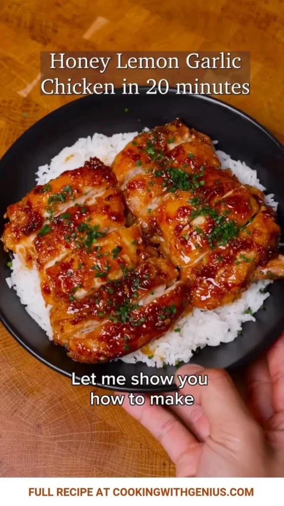 Honey Garlic Lemon Chicken – 30-Minute One-Pan Dinner