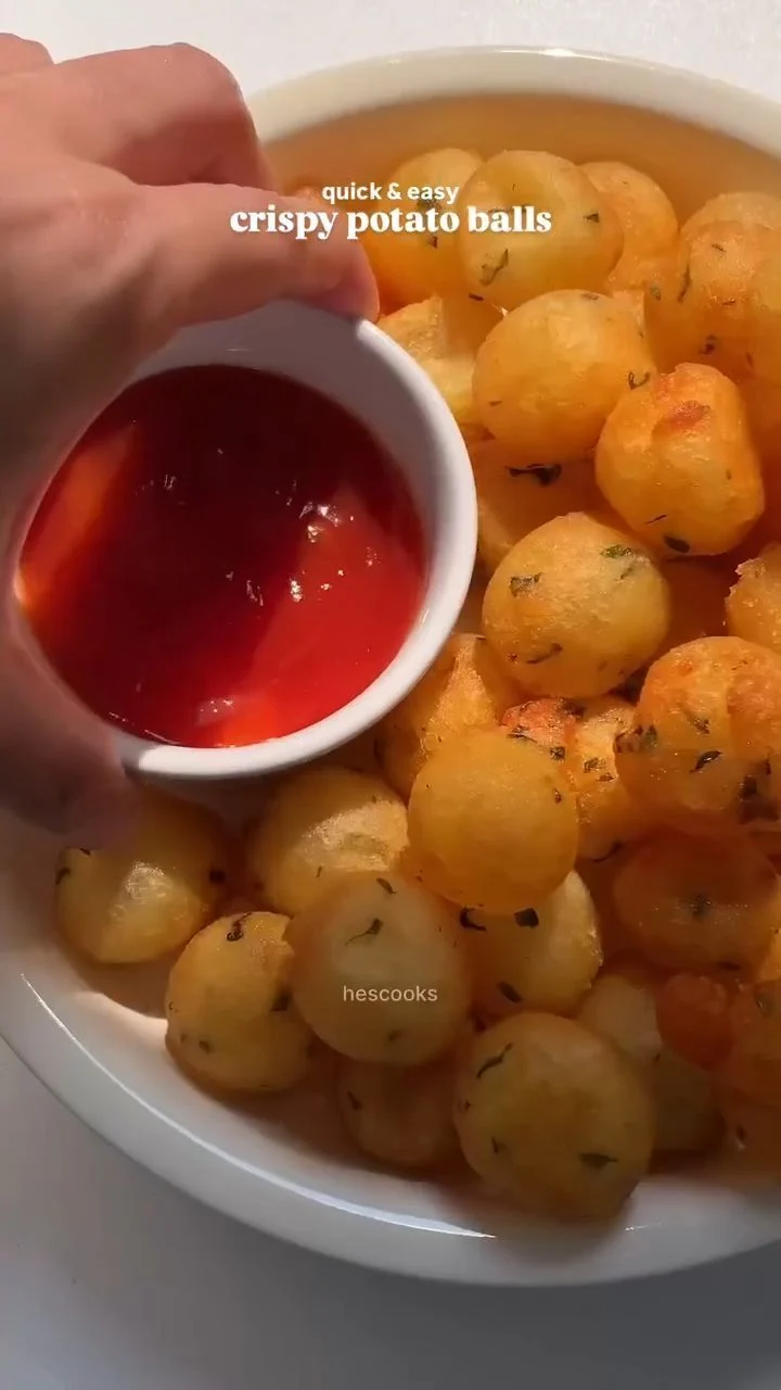 crispy potato balls recipe