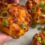 cheesy smashed baked potato muffins